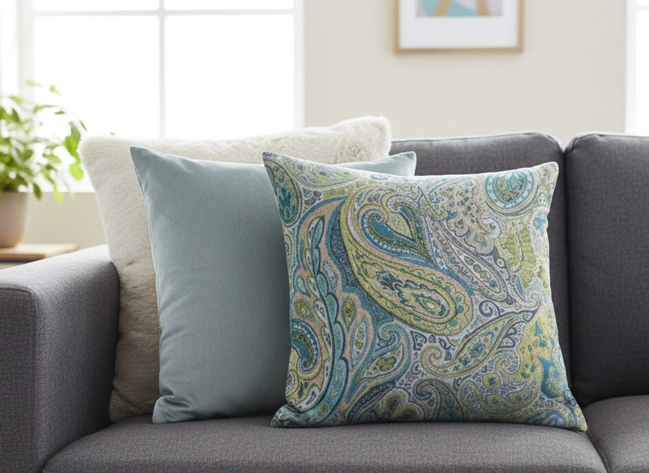 Core % 100 Pamuk Botanik Baskı Kırlent Kılıfı