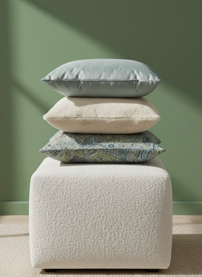 Core % 100 Pamuk Botanik Baskı Kırlent Kılıfı