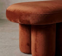 Ravello Terracotta Kadife Bench