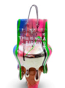 Melty Bag Heykeli | Neon Drip Pop Art | Koleksiyon Figürü