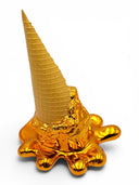 Dondurma Heykeli | Gold Düşen Opps! No.1 Pop Art | Koleksiyon Figürü