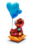 Love Dreamer Kırmızı Krom Ayı Heykeli