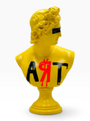 Apollo Heykeli | Sarı ART Graffiti Pop Art | Koleksiyon Figürü