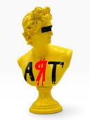 Apollo Heykeli | Sarı ART Graffiti Pop Art | Koleksiyon Figürü