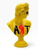 Apollo Heykeli | Sarı ART Graffiti Pop Art | Koleksiyon Figürü