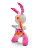 Pembe Beyaz Balon Tavşan Heykeli | WOW Graffiti Pop Art