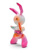 Pembe Beyaz Balon Tavşan Heykeli | Wow Graffiti Pop Art