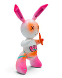 Pembe Beyaz Balon Tavşan Heykeli | WOW Graffiti Pop Art