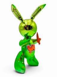 Yeşil Krom Balon Tavşan Heykeli | Wow Graffiti Pop Art-Heykel-And Iconic Art Store-NowShopFun