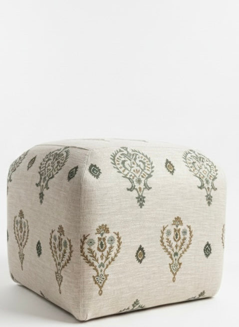 Thot, Pamuk Keten Puf/Yan Koltuk