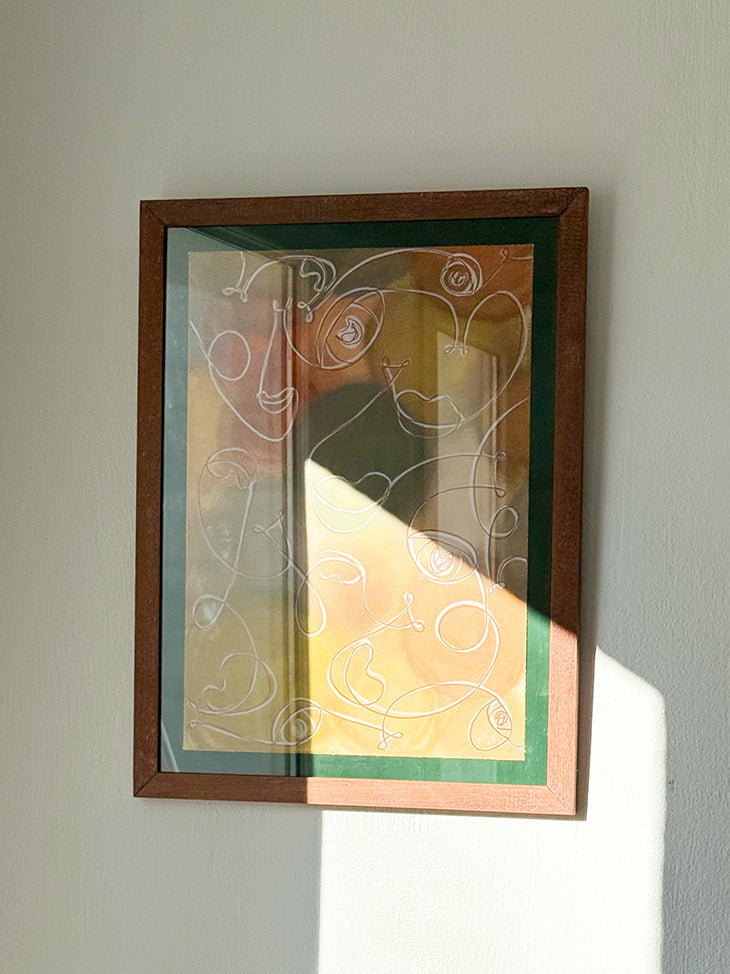 Ahşap Çerçeveli Resim | Orijinal İmzalı - 52