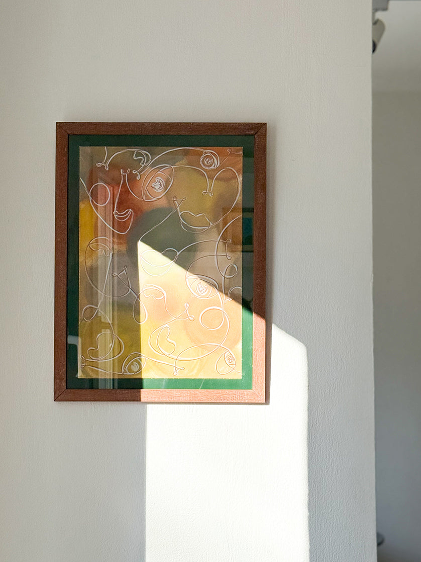 Ahşap Çerçeveli Resim | Orijinal İmzalı - 52