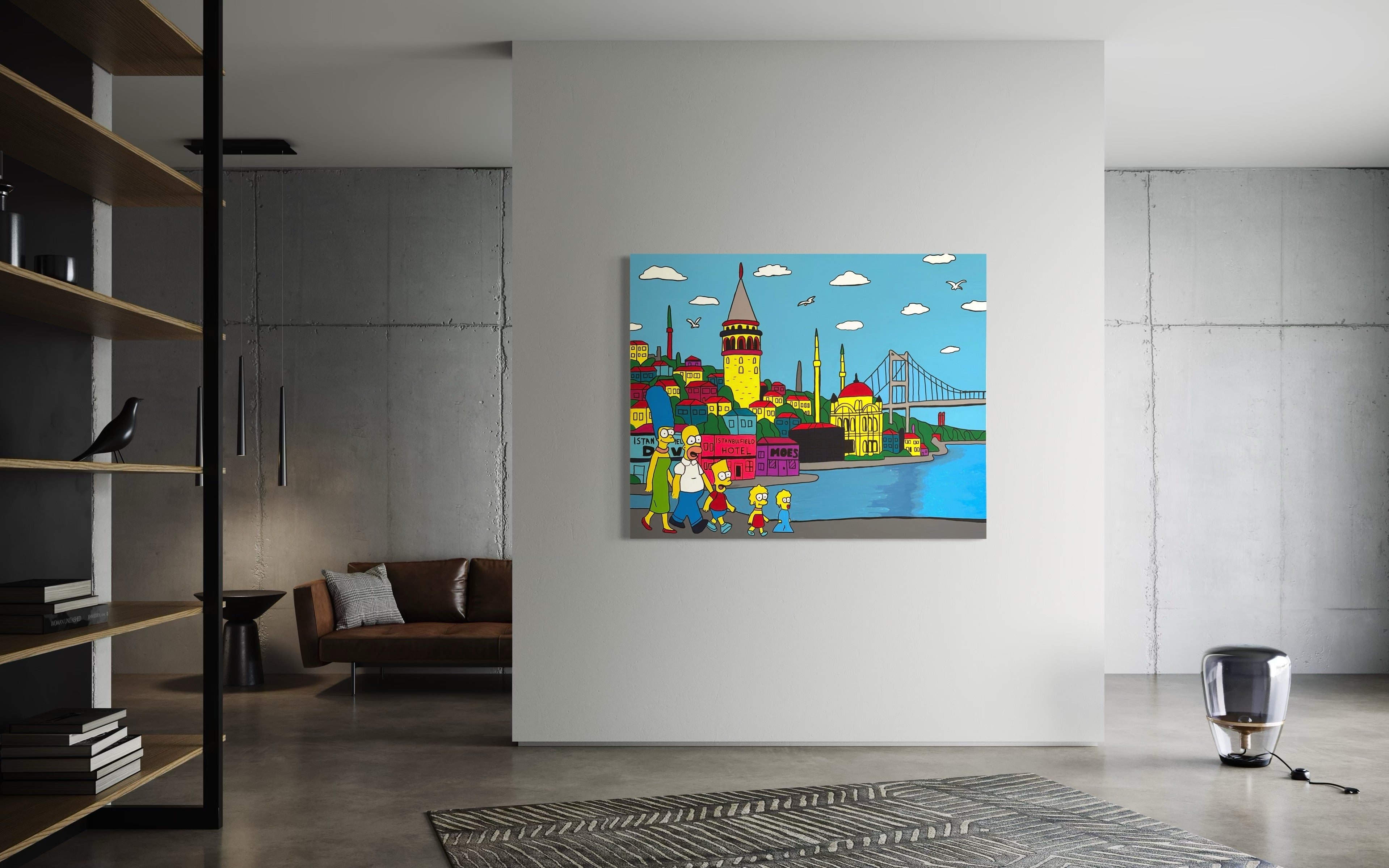 The Hacked City: Istanbulfield Painting