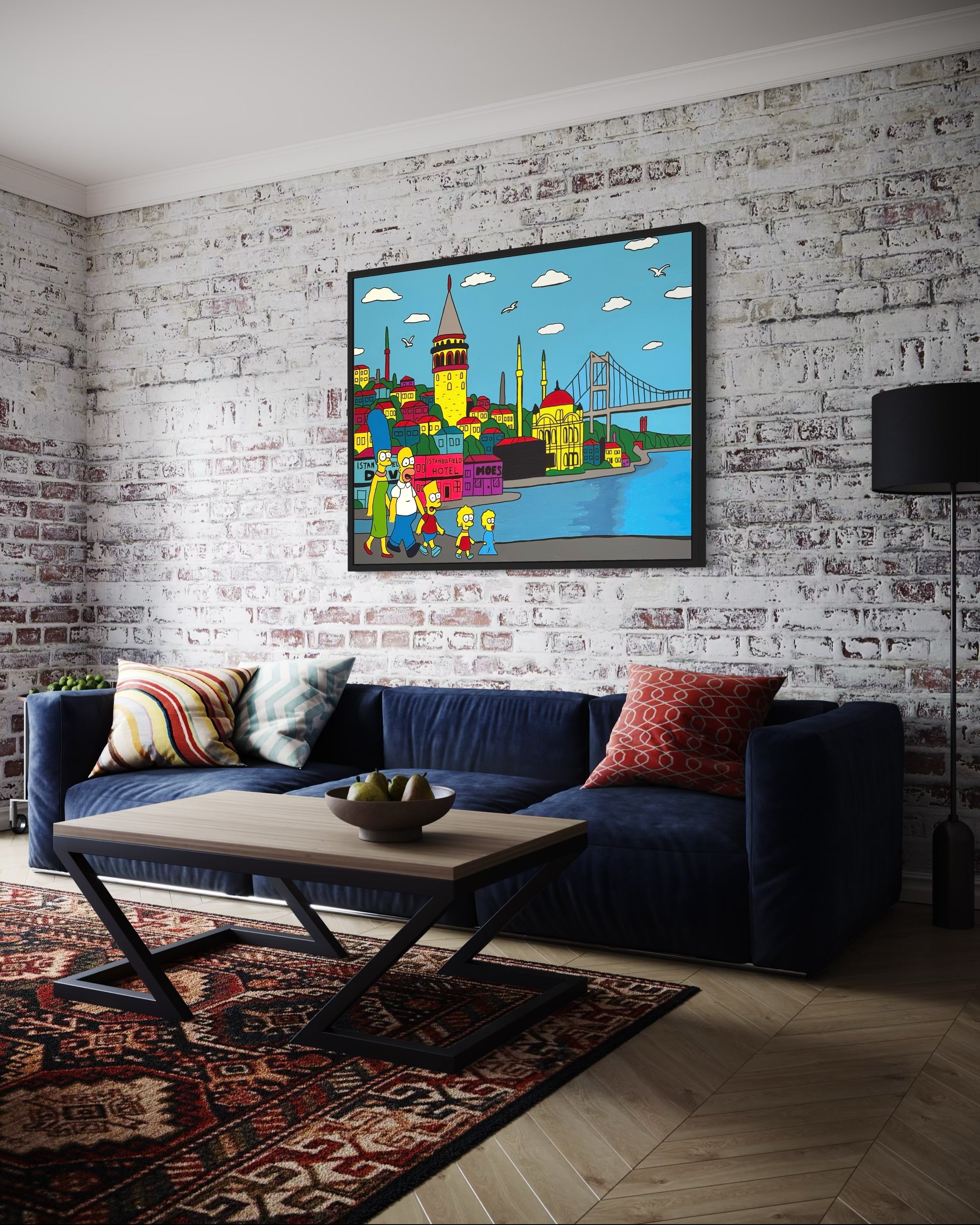 The Hacked City: Istanbulfield Painting