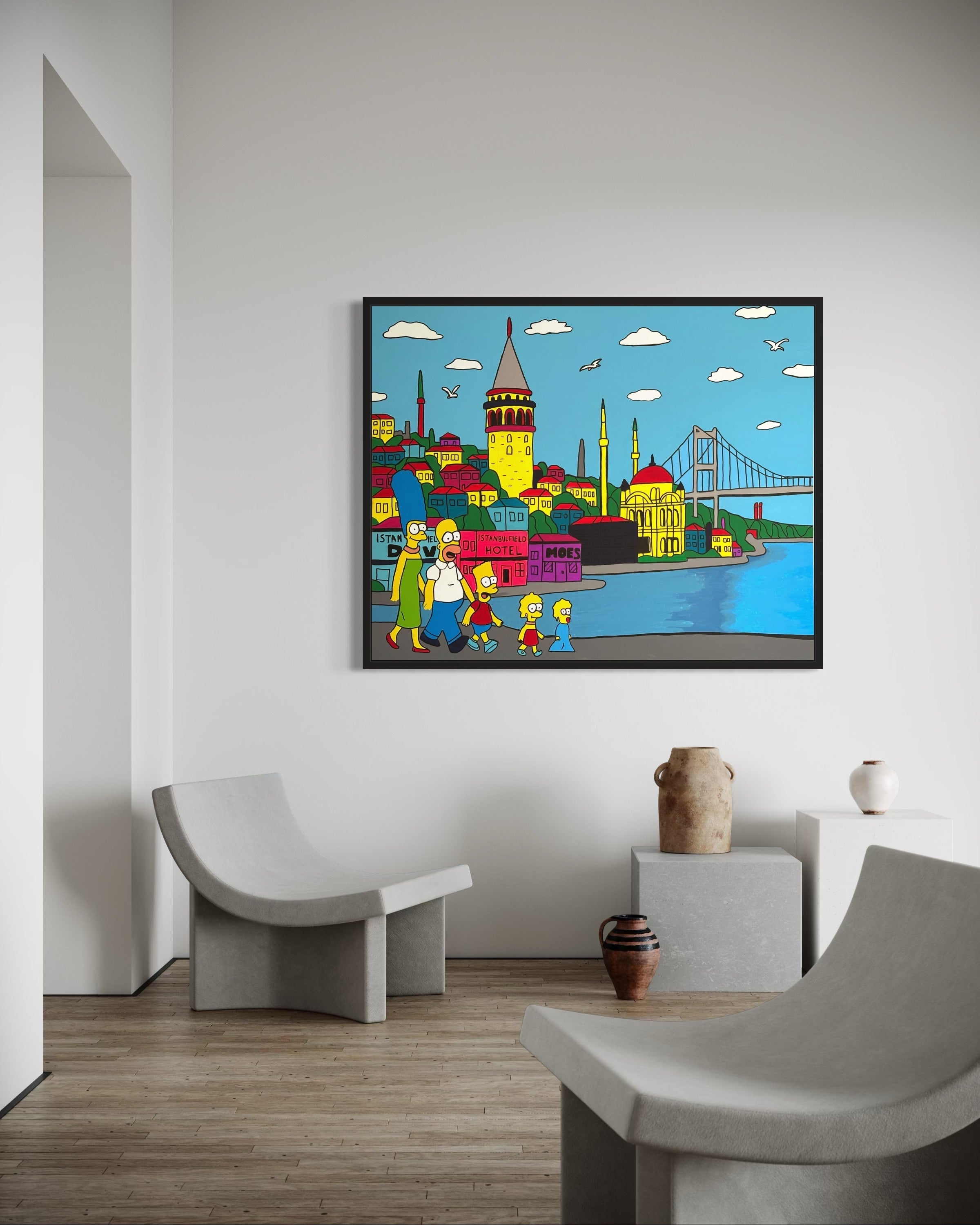 The Hacked City: Istanbulfield Painting
