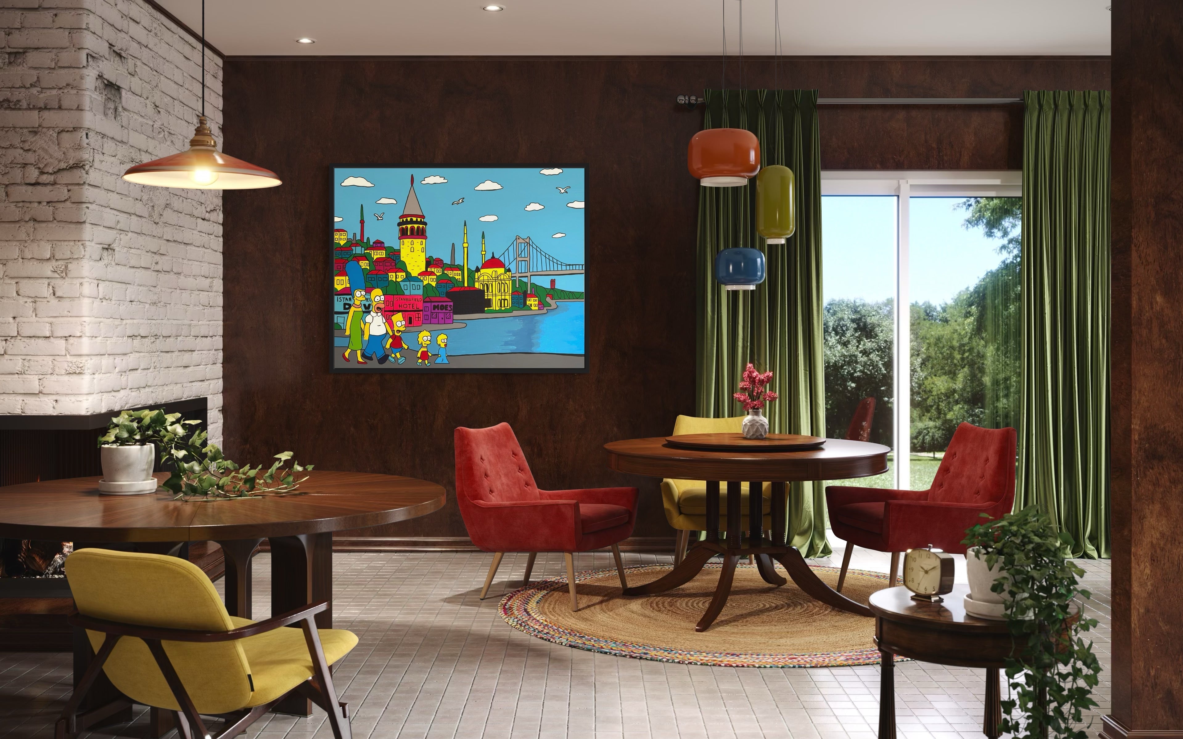 The Hacked City: Istanbulfield Painting