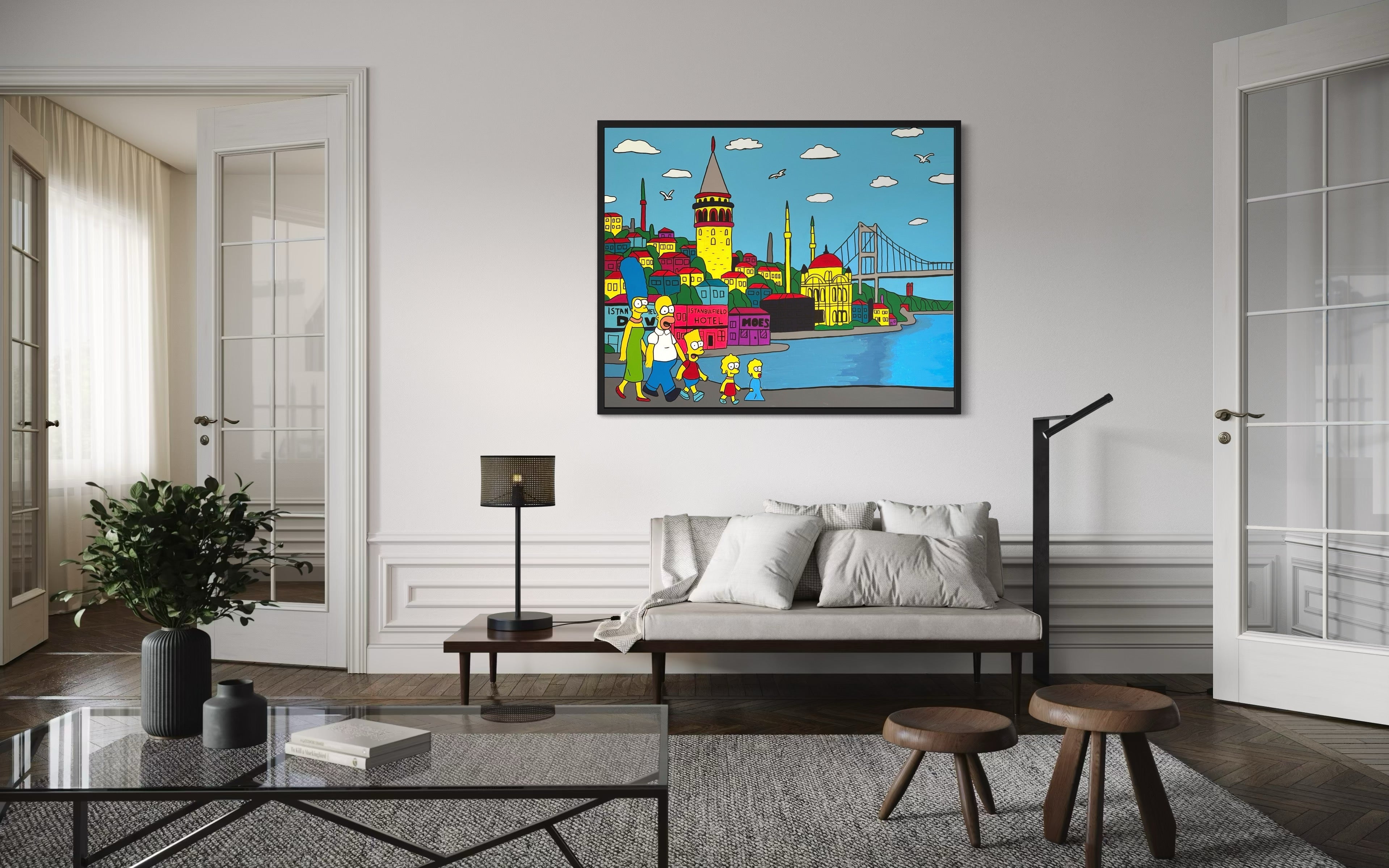 The Hacked City: Istanbulfield Painting