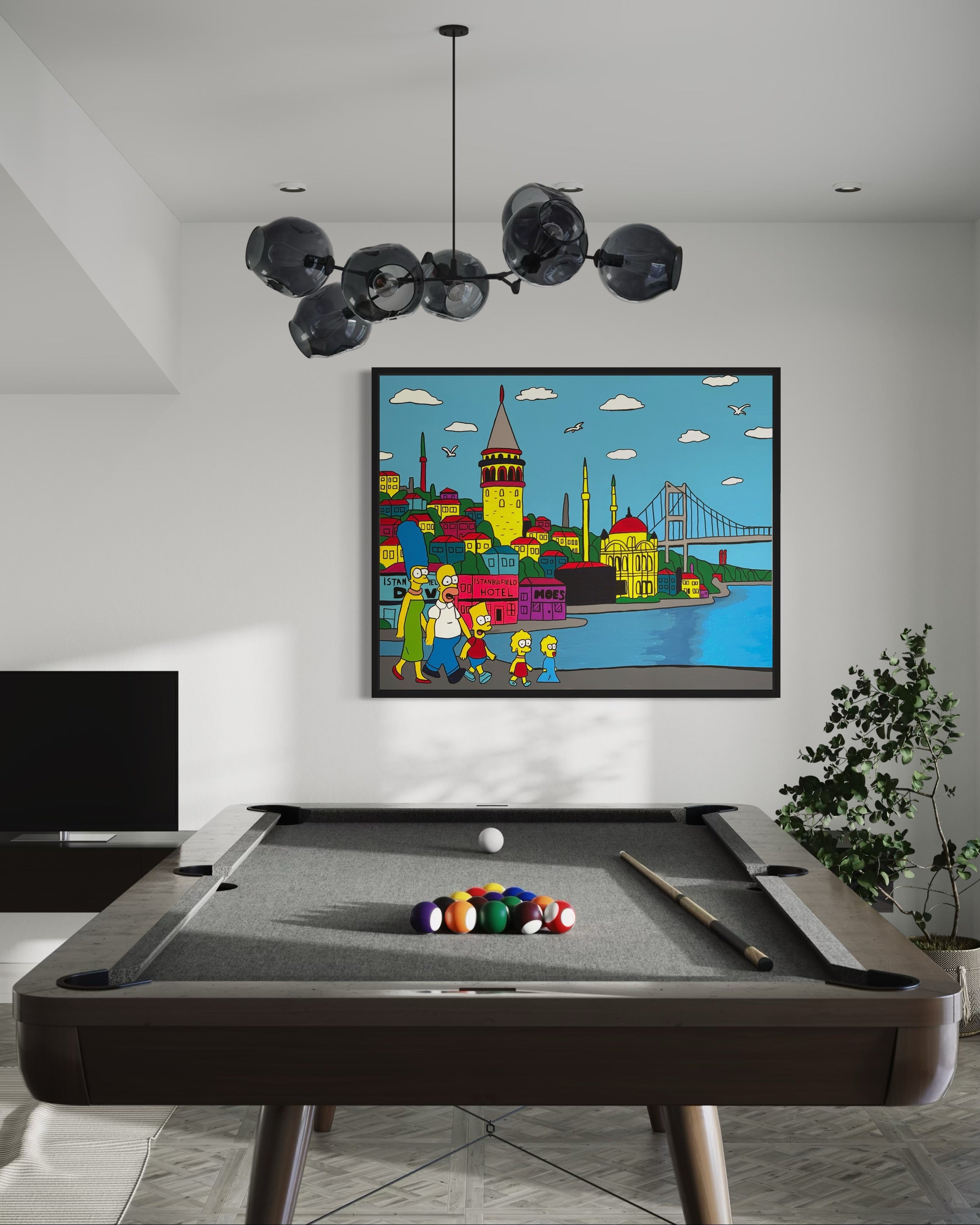 The Hacked City: Istanbulfield Painting