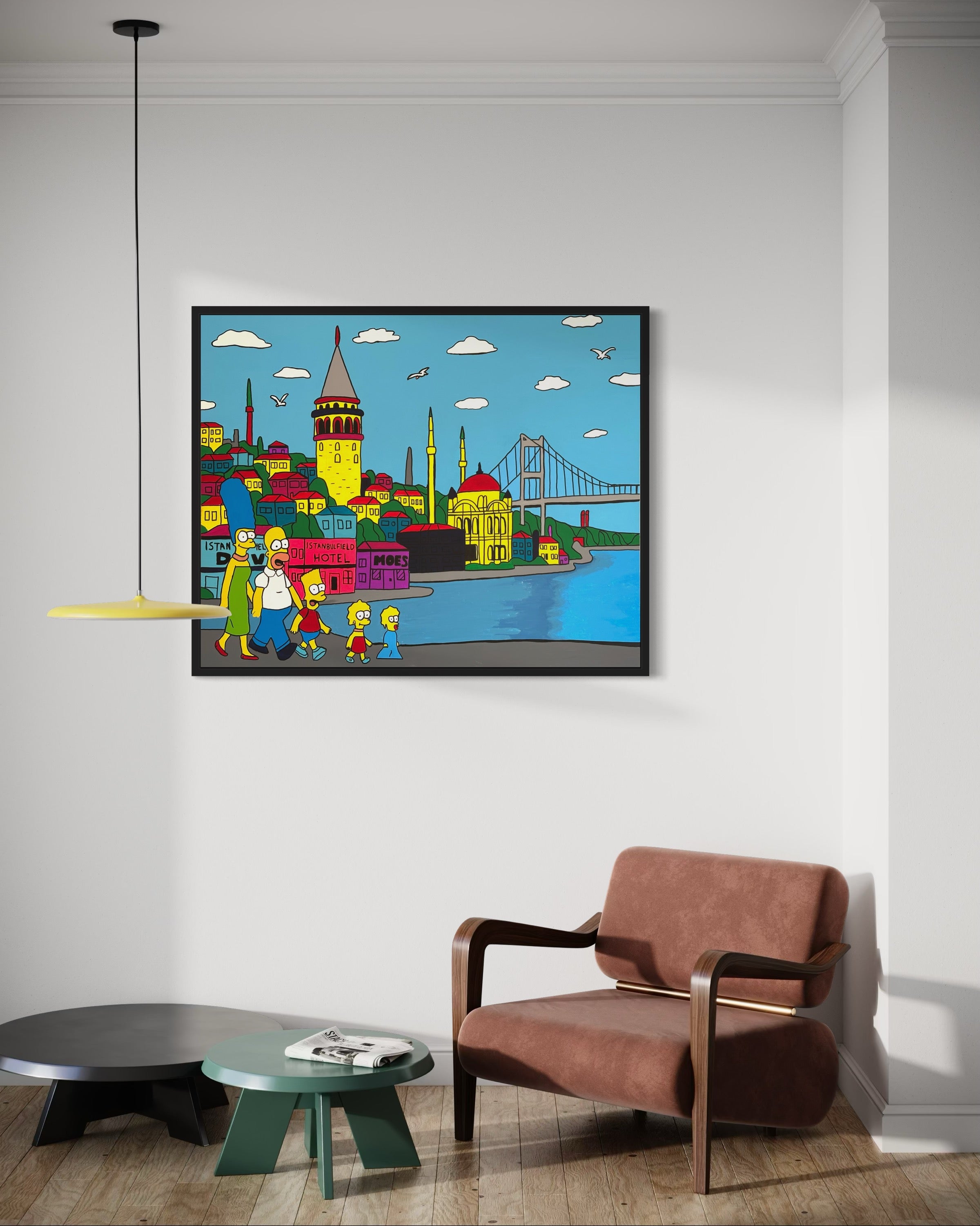 The Hacked City: Istanbulfield Painting