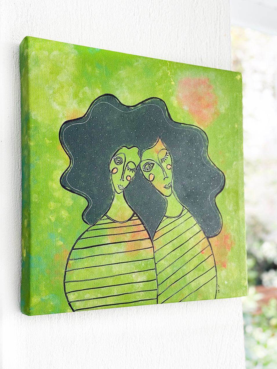 Kanvas Renkli Portre Serisi - 24