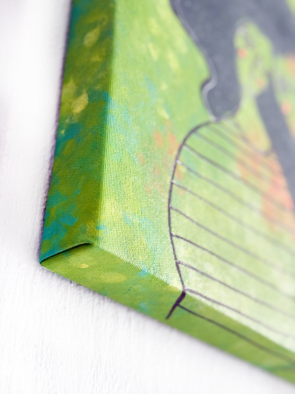 Kanvas Renkli Portre Serisi - 24