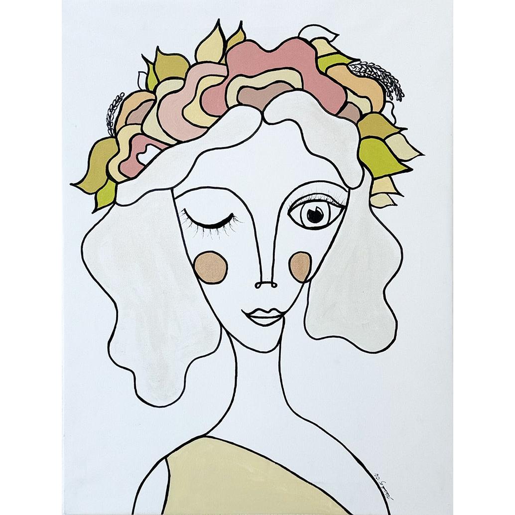 Kanvas Renkli Portre Serisi - 05