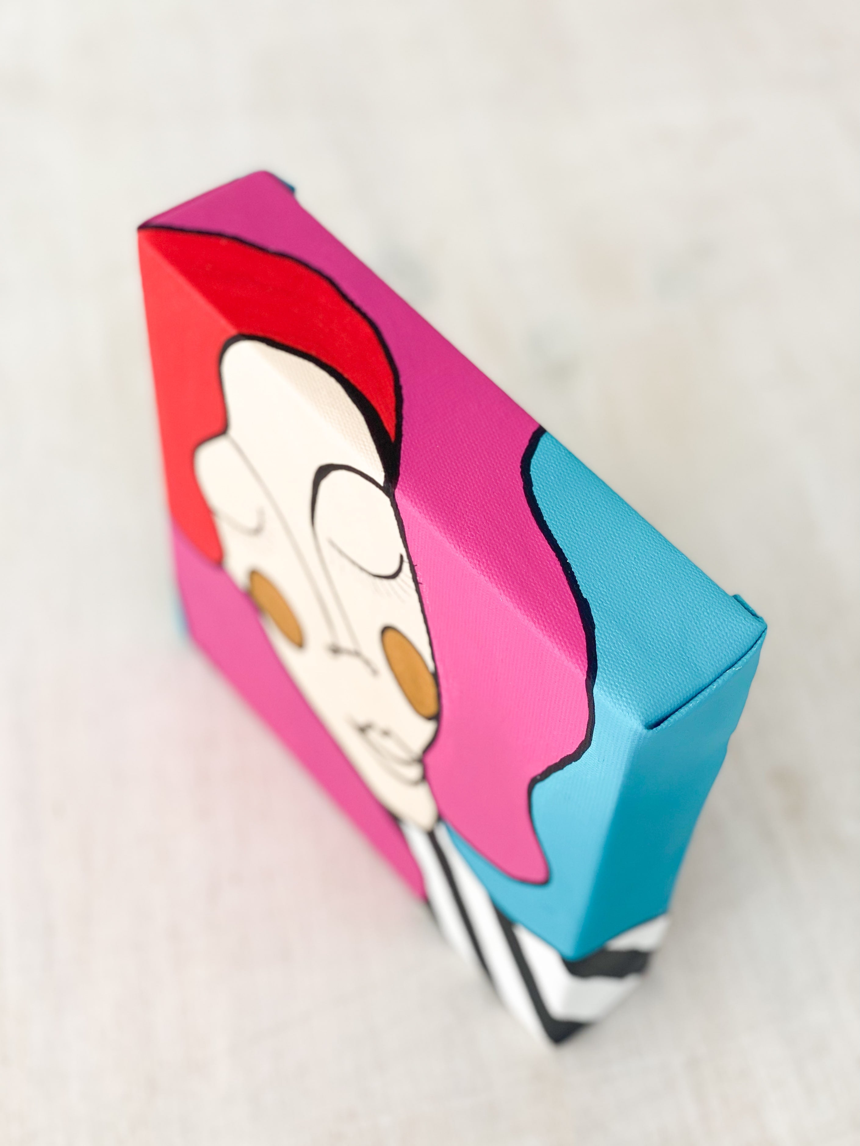 Kanvas Renkli Portre Serisi - 27