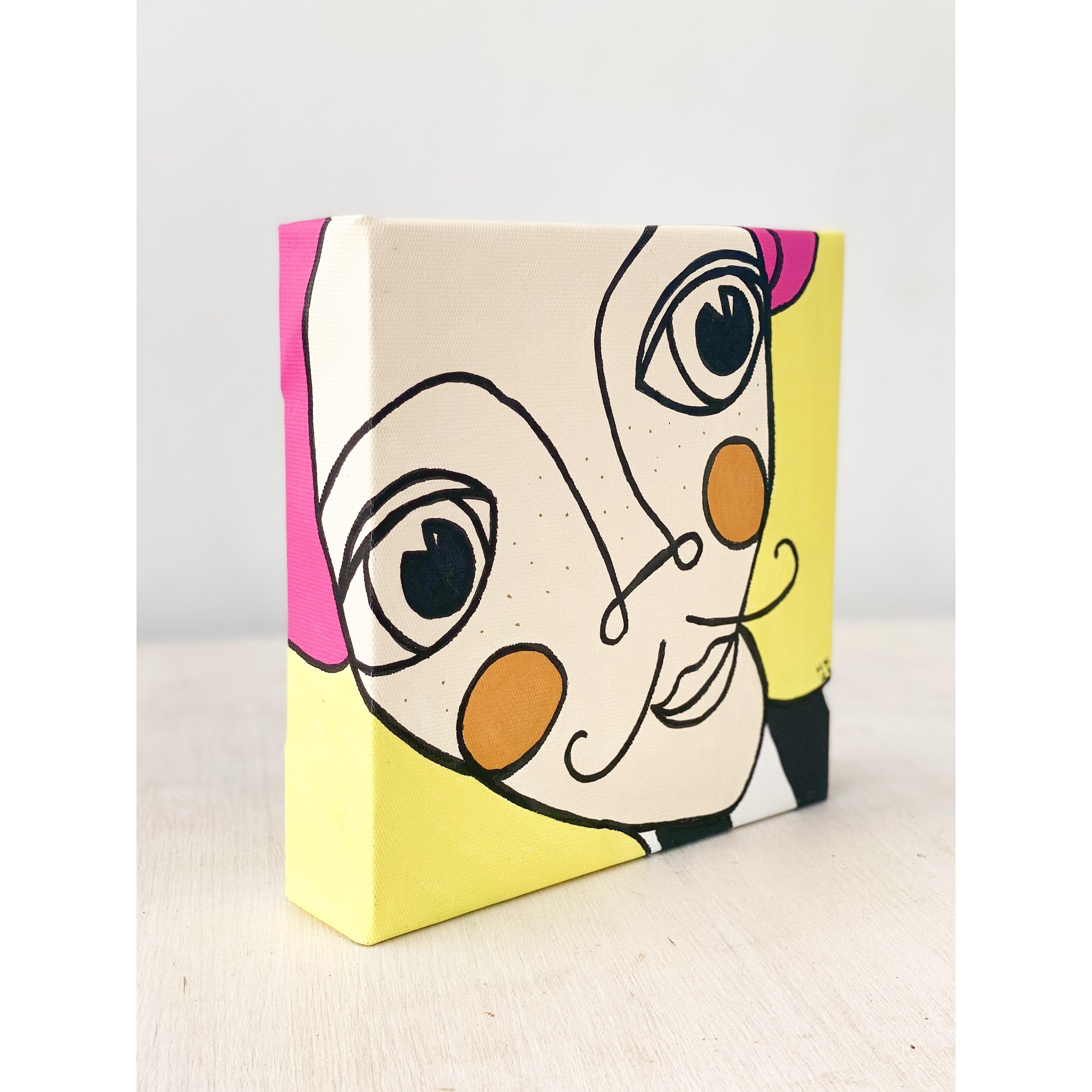 Kanvas Renkli Portre Serisi - 22