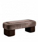 Ponte Vizon Kahverengi Kadife Bench-Bank-Cipretti-NowShopFun