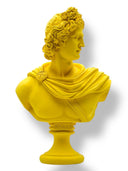 Sarı Apollo Heykeli | Pop Art & Modern Dekoratif Heykel