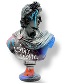 Siyah Apollo Heykeli | Graffiti & Pop Art Tasarım