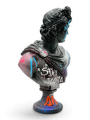 Siyah Apollo Heykeli | Graffiti & Pop Art Tasarım