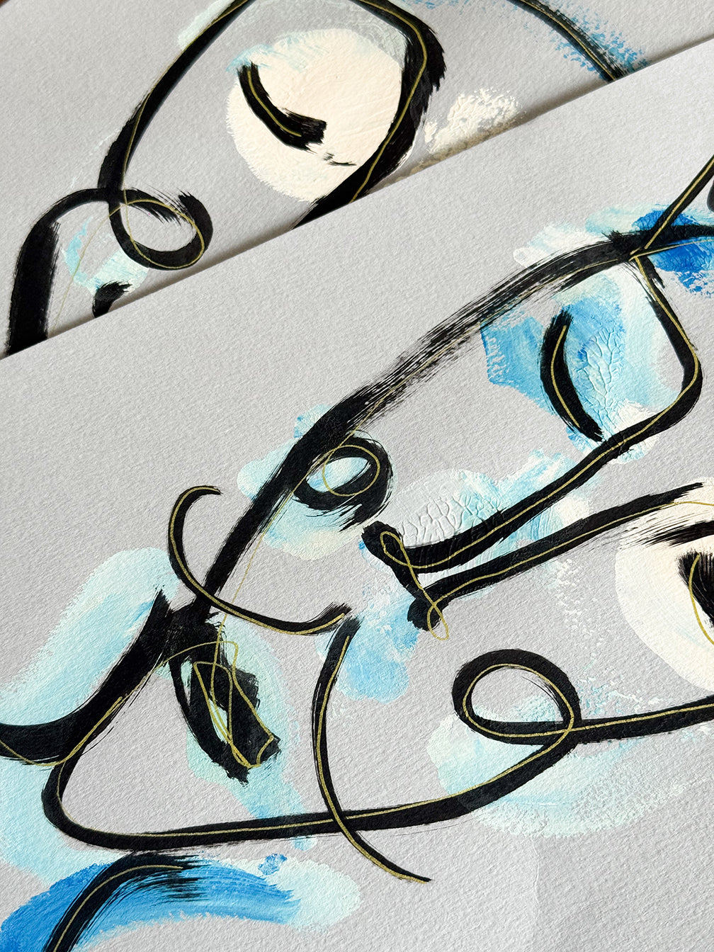 2'li Resim Kağıdı Çizgisel Portre Serisi- 20