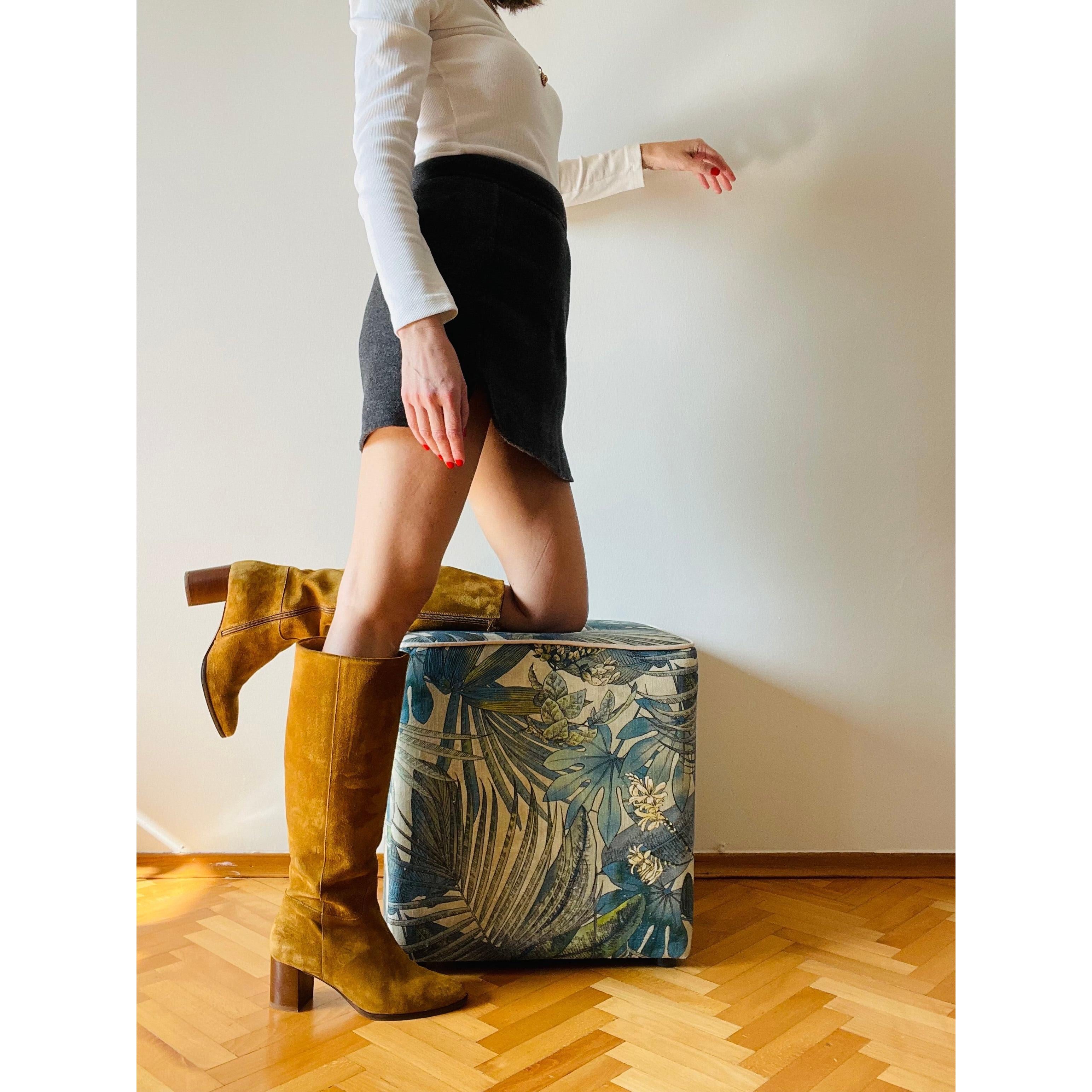 Jungle Doğal Pamuk Puf