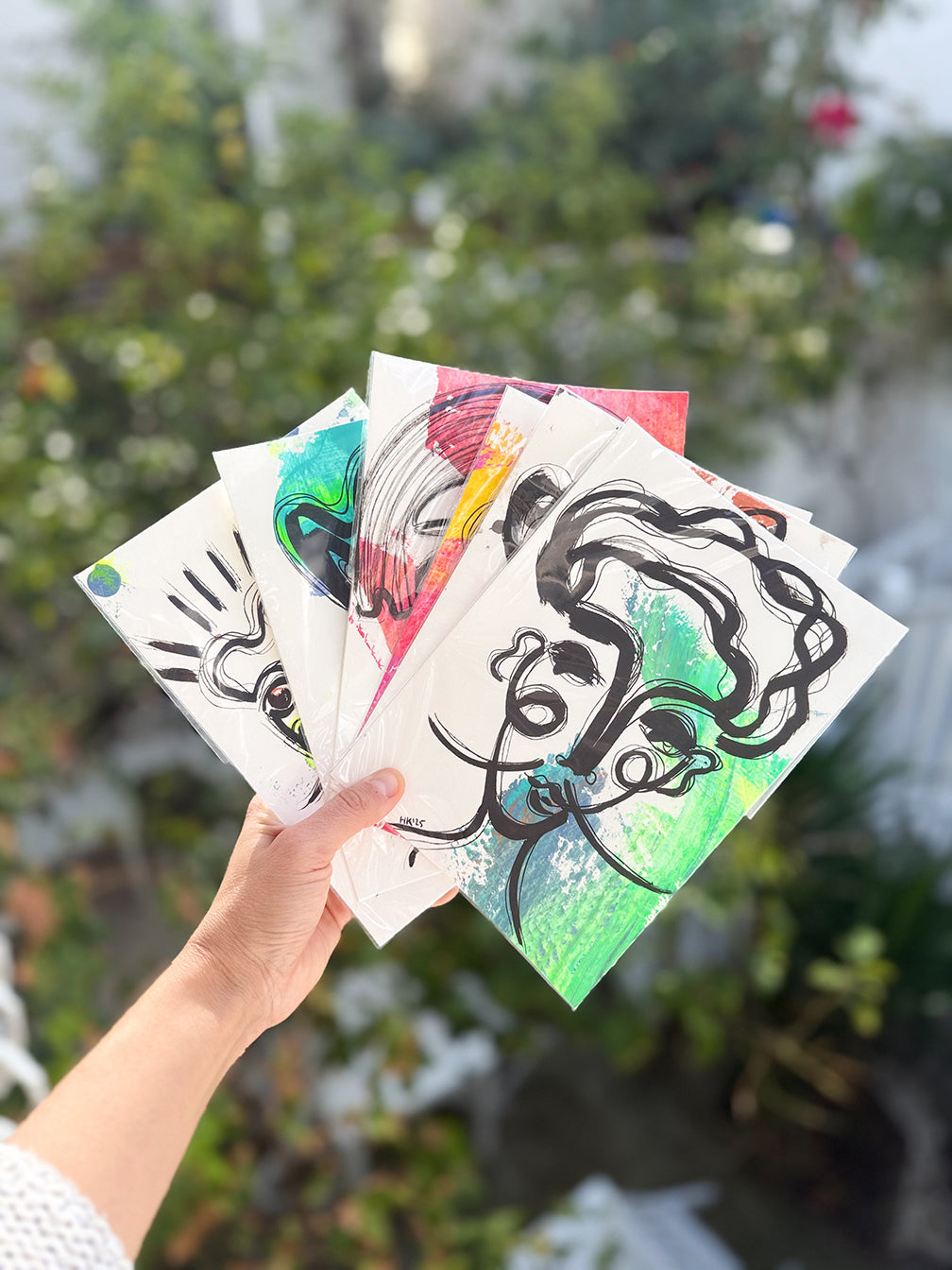 Resim Kağıdı Çizgisel Portre Serisi- 31