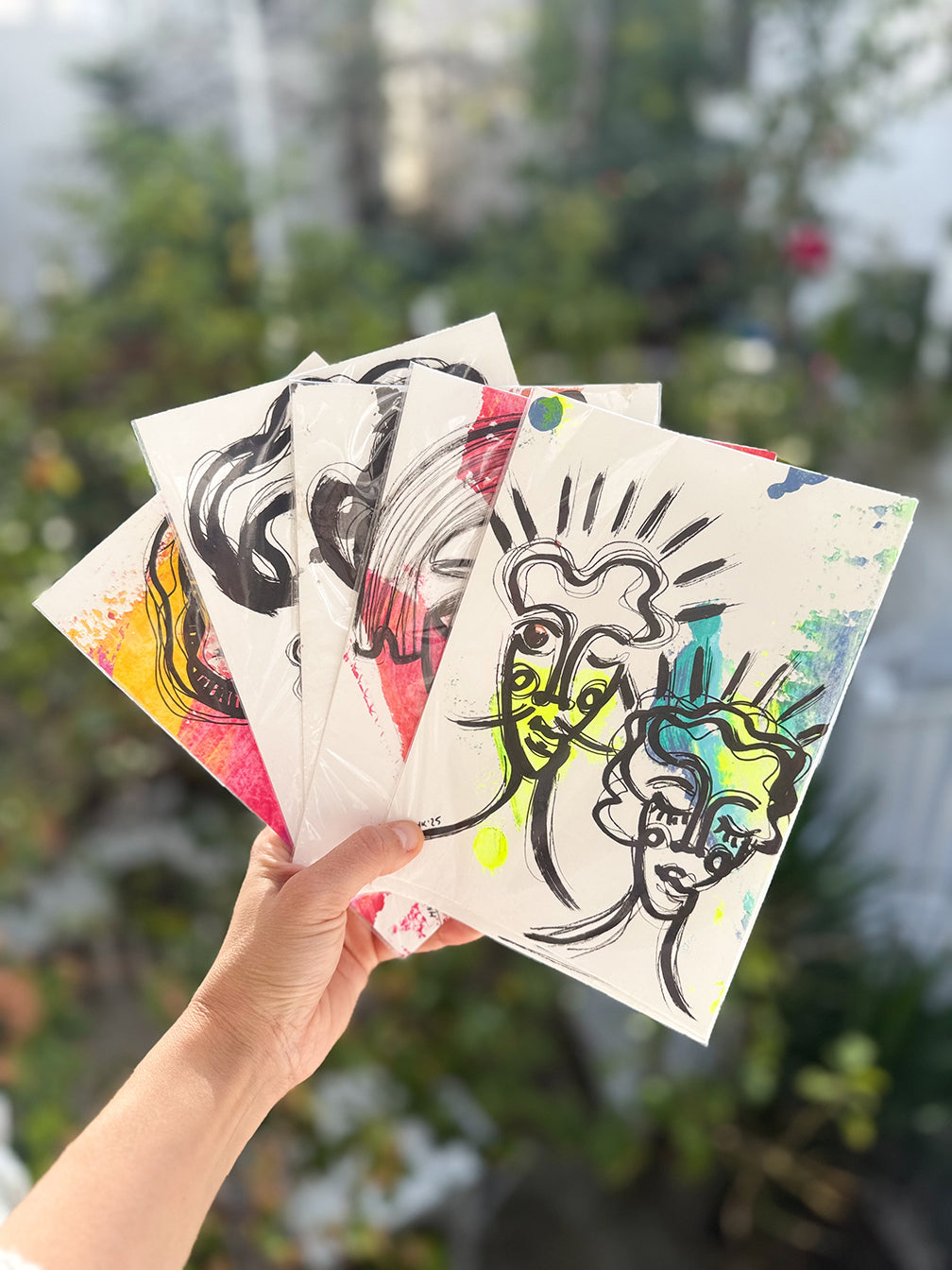 Resim Kağıdı Çizgisel Portre Serisi- 32