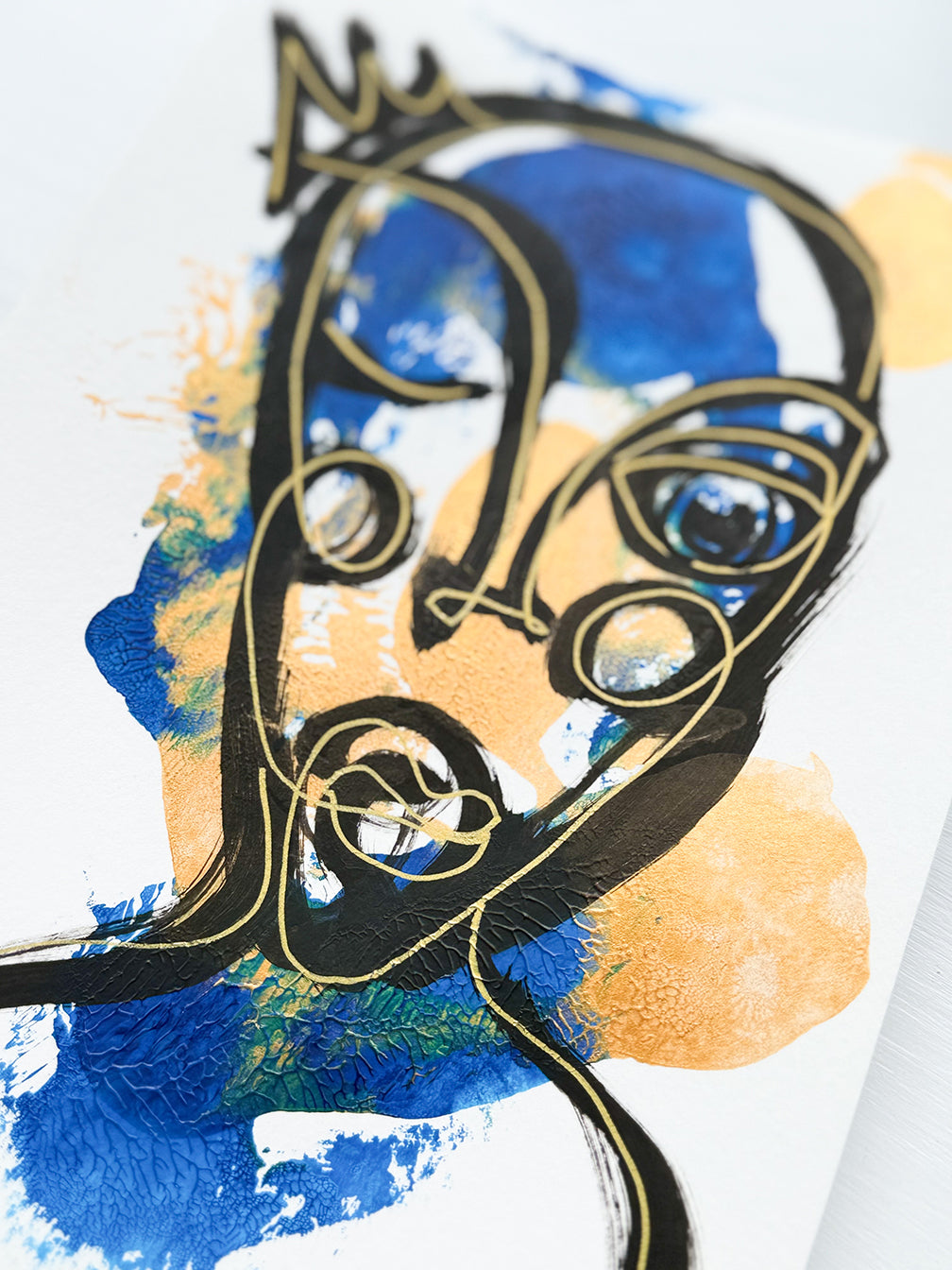 Resim Kağıdı Çizgisel Portre Serisi- 37