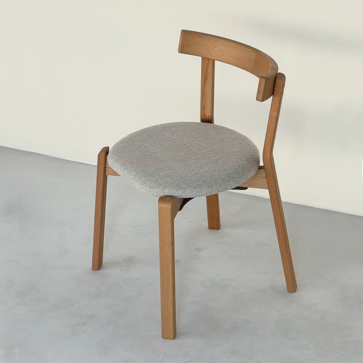 Arc Ahşap Kayın Sandalye Bej