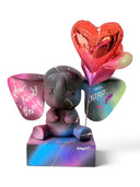 Love Elephant Heykeli | Red Heart Balloons Edition
