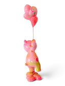 Xoxo Love Chaser Heykeli – Pembe Ayıcık Ve Kalp Balon Tasarımı