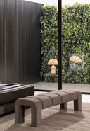 Lucca Açık Vizon Kadife Bench