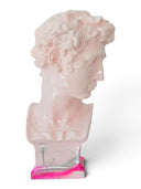 Giuliano De’ Medici Heykeli | Pembe Ayna Mozaik Pop Art | Koleksiyon Figürü