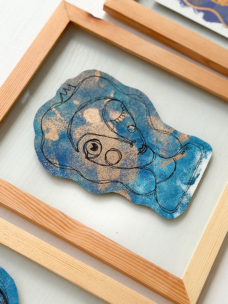 Ahşap Çerçeveli Resim | Orijinal İmzalı - 16