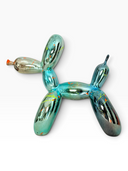 Balon Köpek Heykeli | Mavi XL 48 cm Jeff Koons Inspired Pop Art Koleksiyon Figürü