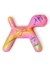 Pembe Puppy Heykel Seti – Graffiti Pop Art Temalı 2’Li Soyut Köpek Heykeli-Heykel-And Iconic Art Store-NowShopFun