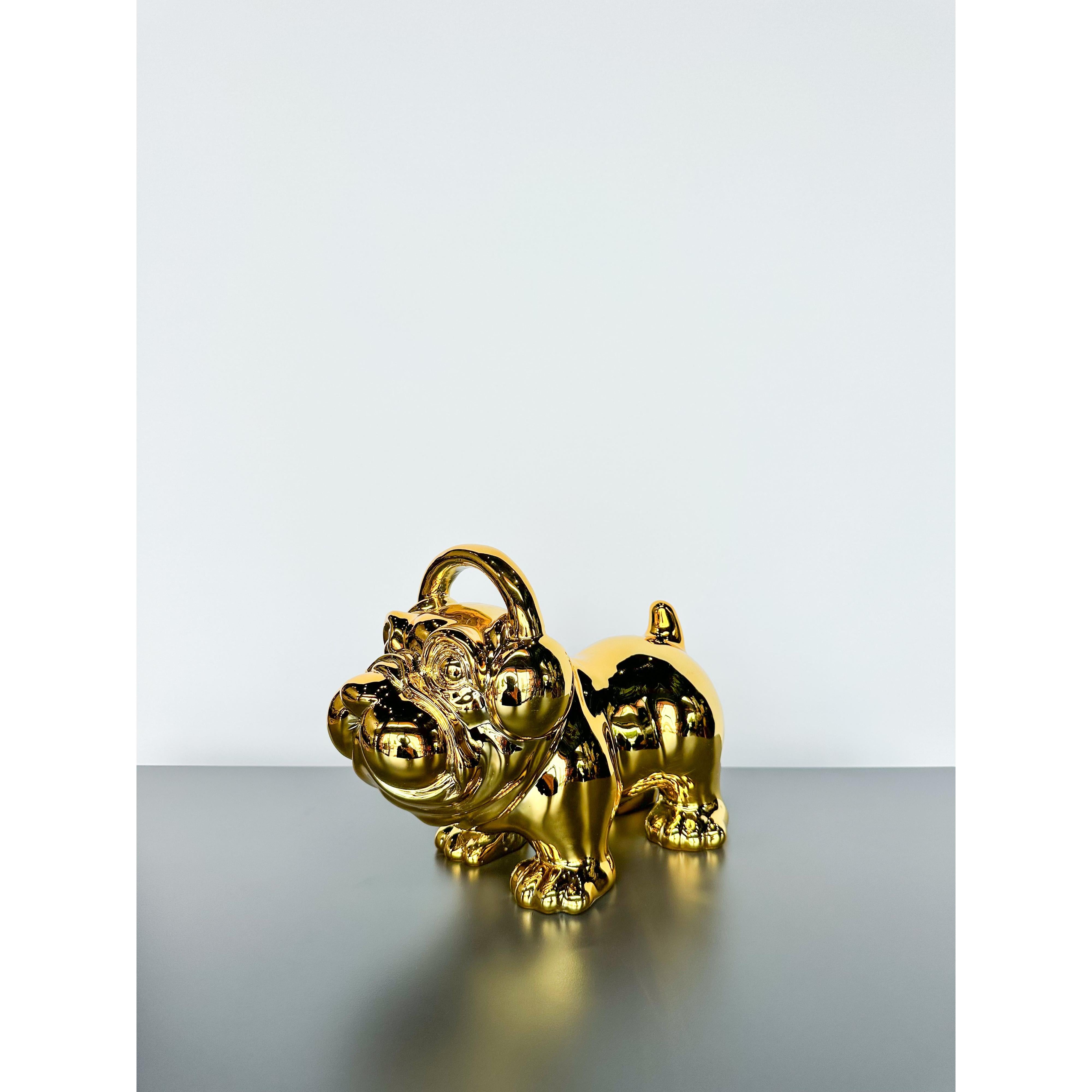 Kulaklıklı Bulldog Dekoratif Obje