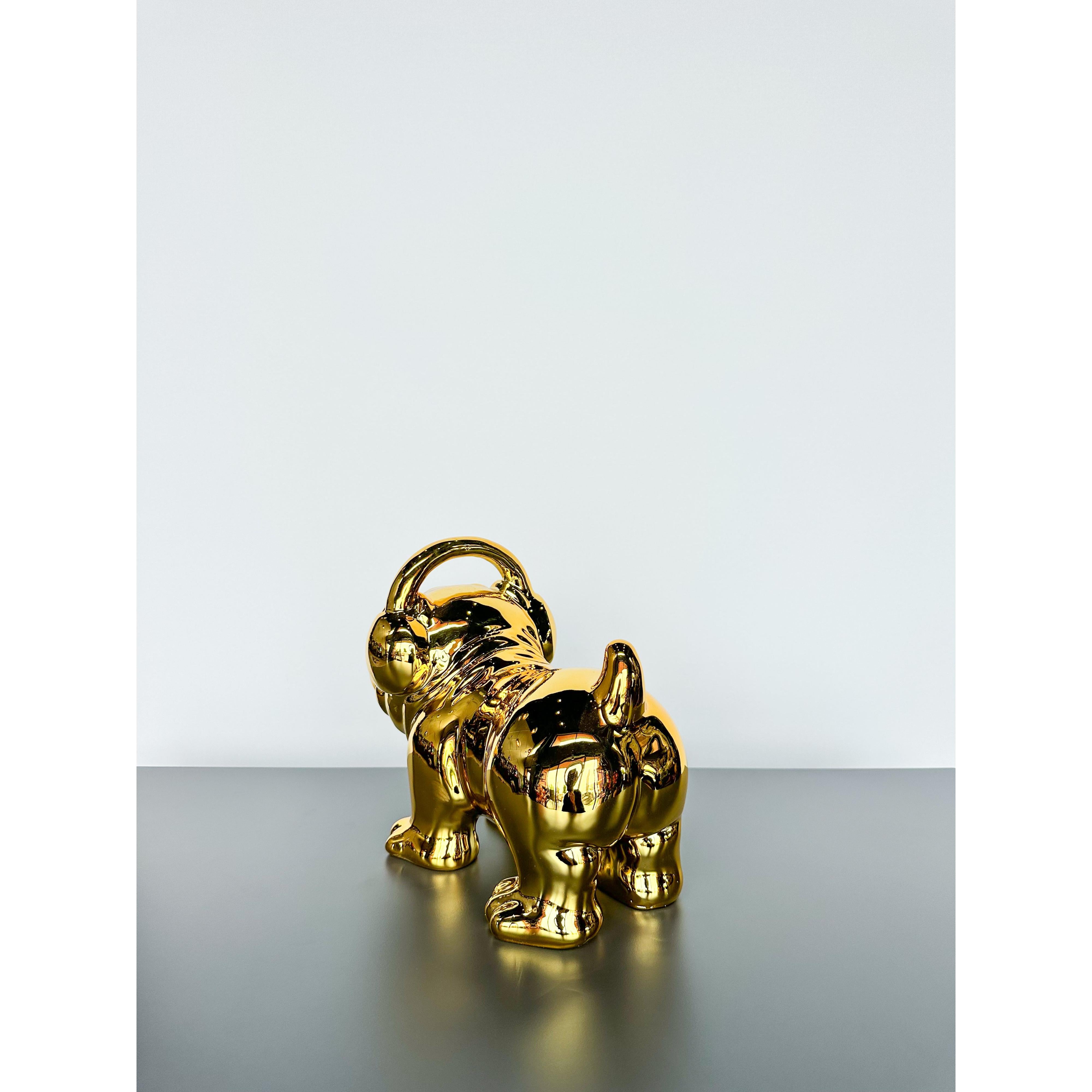 Kulaklıklı Bulldog Dekoratif Obje