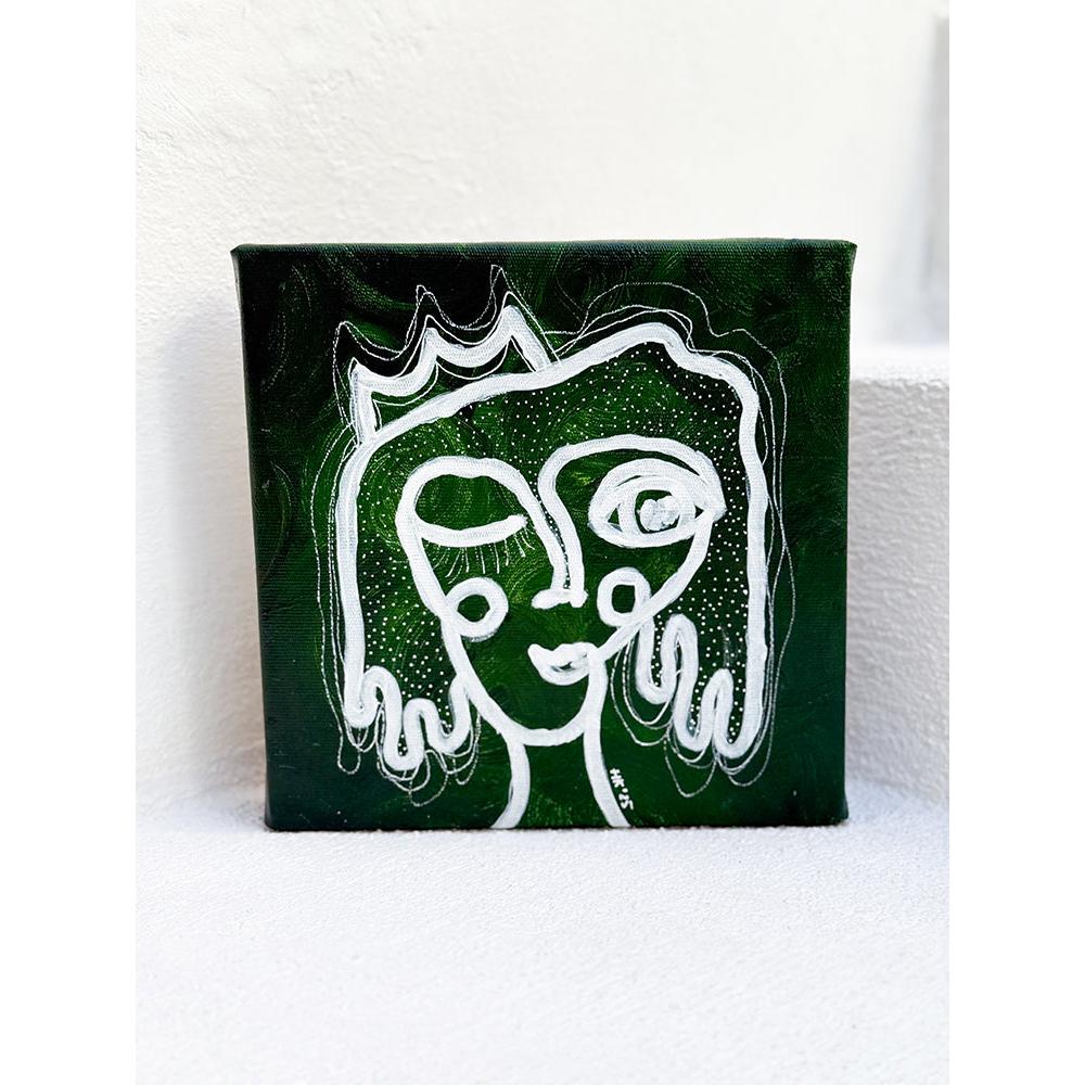 Kanvas Renkli Portre Serisi - 19