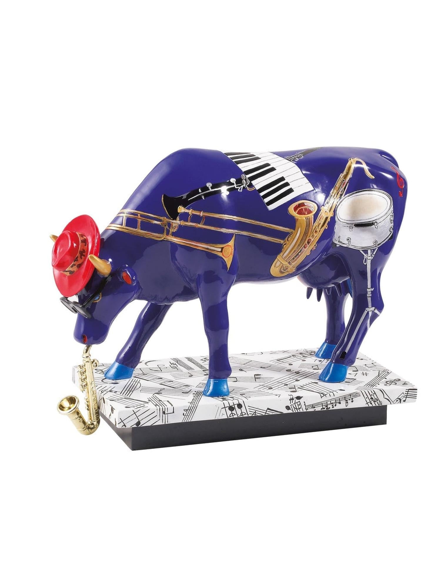 In the Mood - El Yapımı Dekoratif İnek Figürü (Cow Parade)