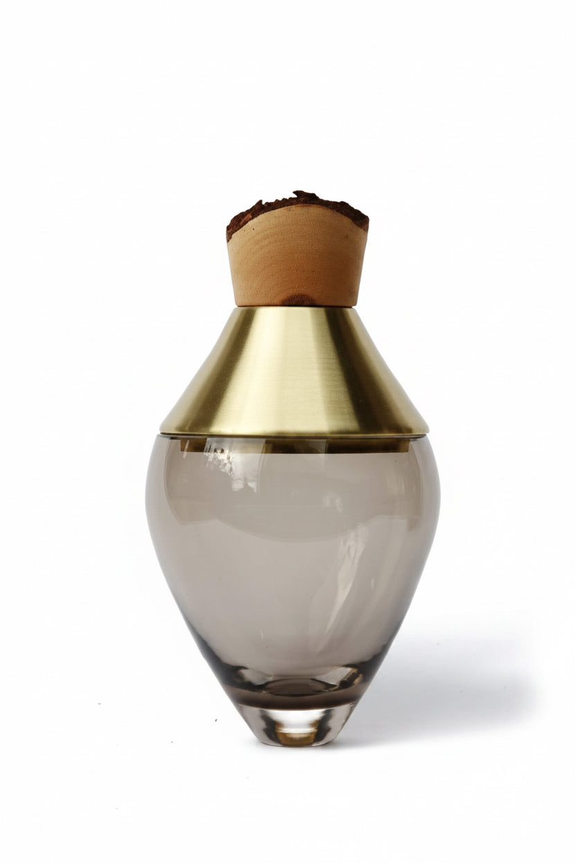 India S1 Stacking Vessel - Smoke Brass Vazo